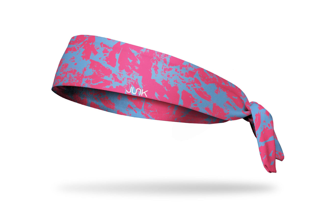 Bubblegum Blue Flex Tie Headband