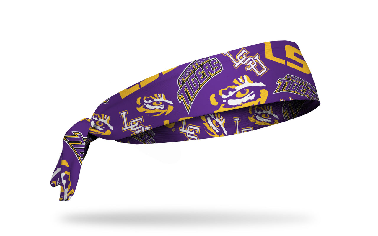 Louisiana State University: Overload Purple Tie Headband