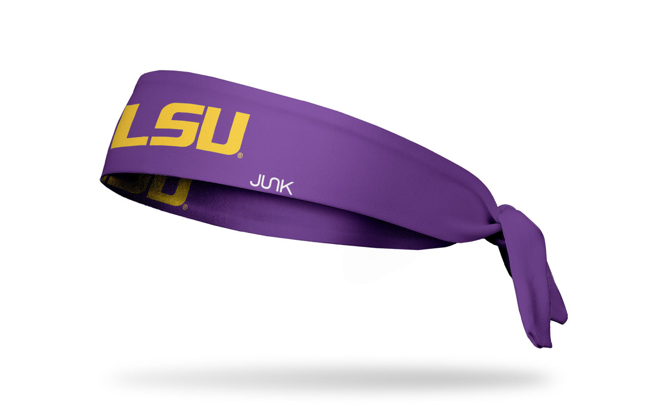 Louisiana State University: LSU Gold and Purple Flex Tie Headband