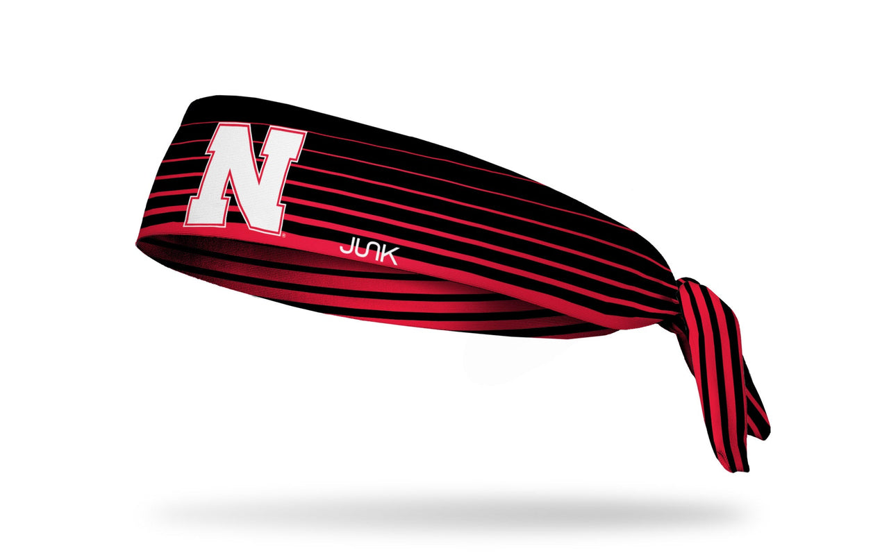 University of Nebraska: Gradient Stripe Tie Headband