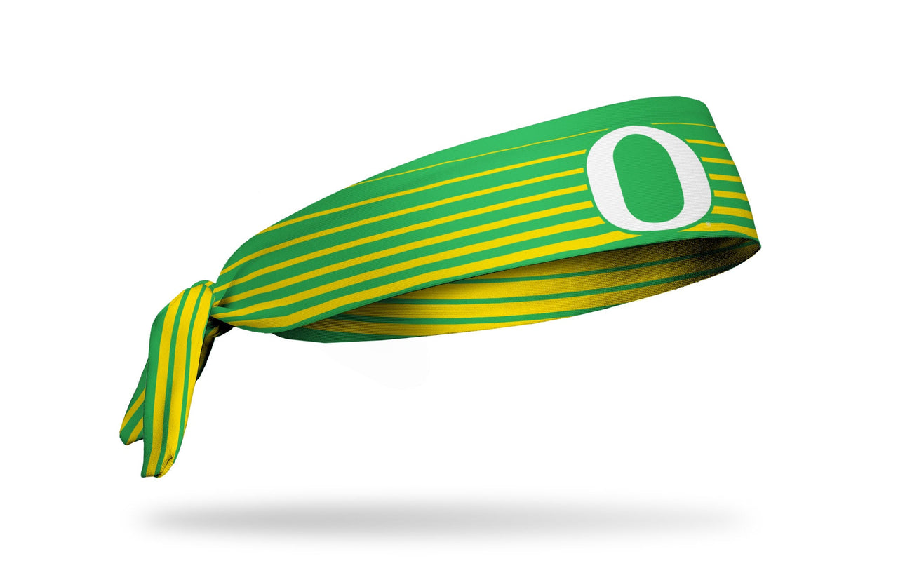 University of Oregon: Gradient Stripe Tie Headband
