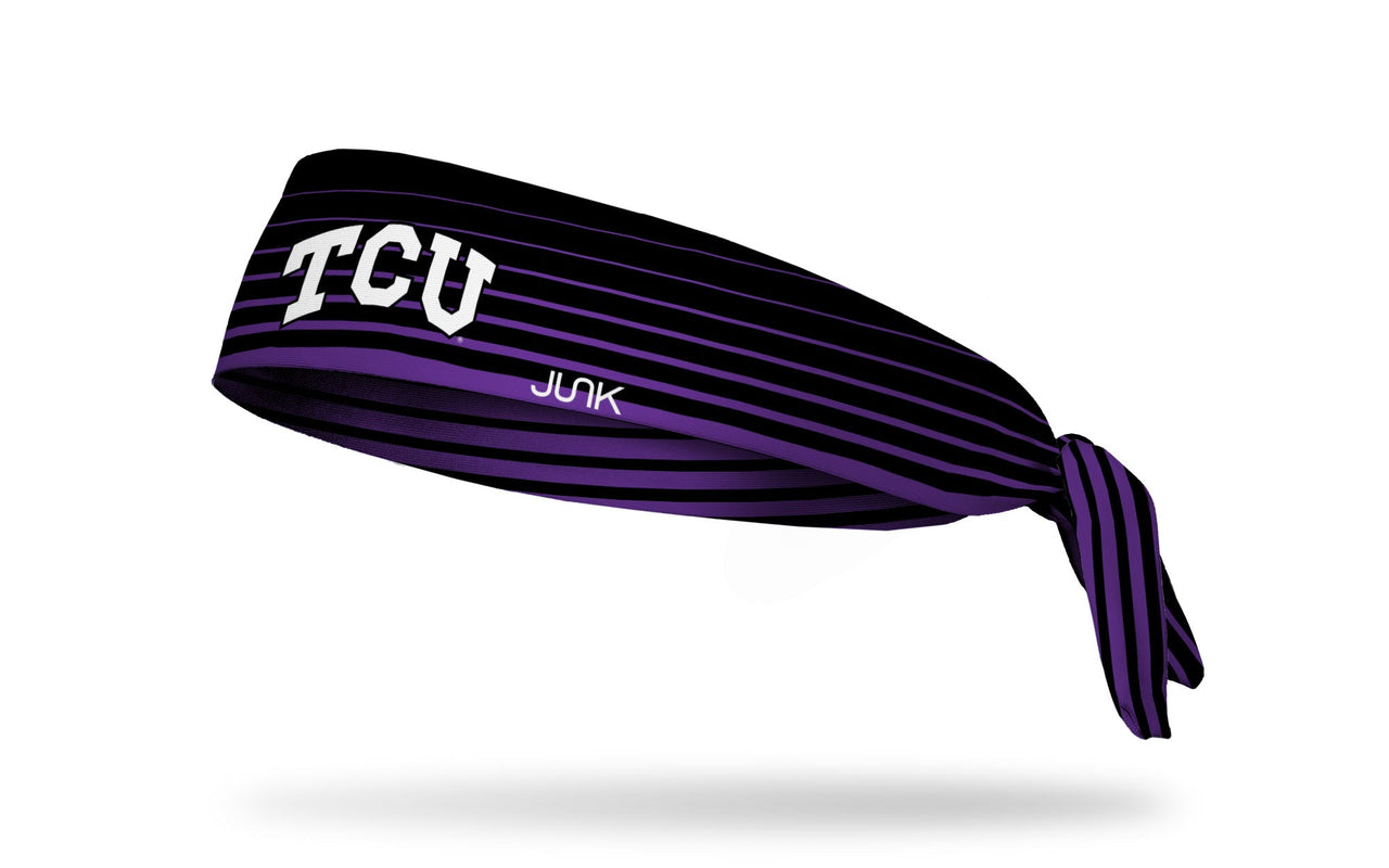 TCU: Gradient Stripe Tie Headband