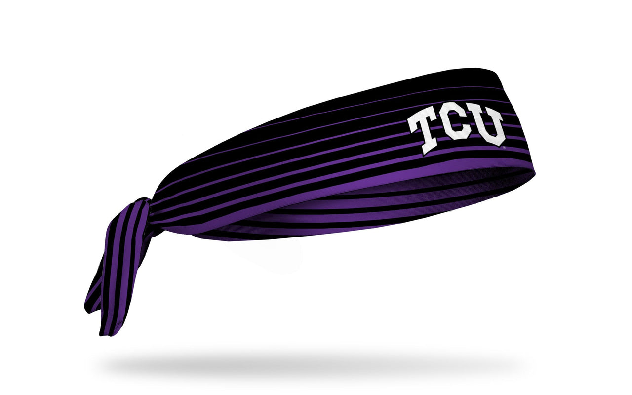 TCU: Gradient Stripe Tie Headband