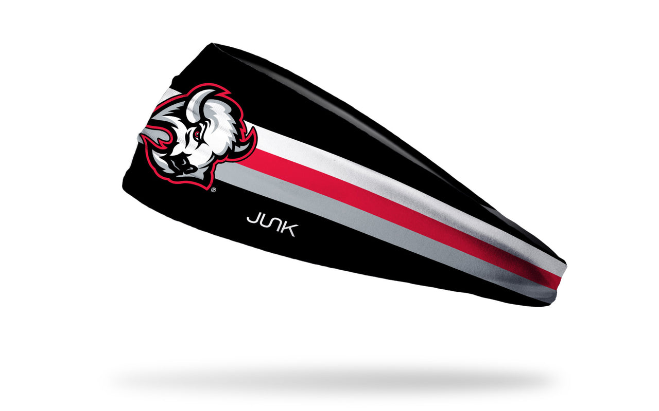 Buffalo Sabres: Black & Red Stripe Big Bang Lite Headband