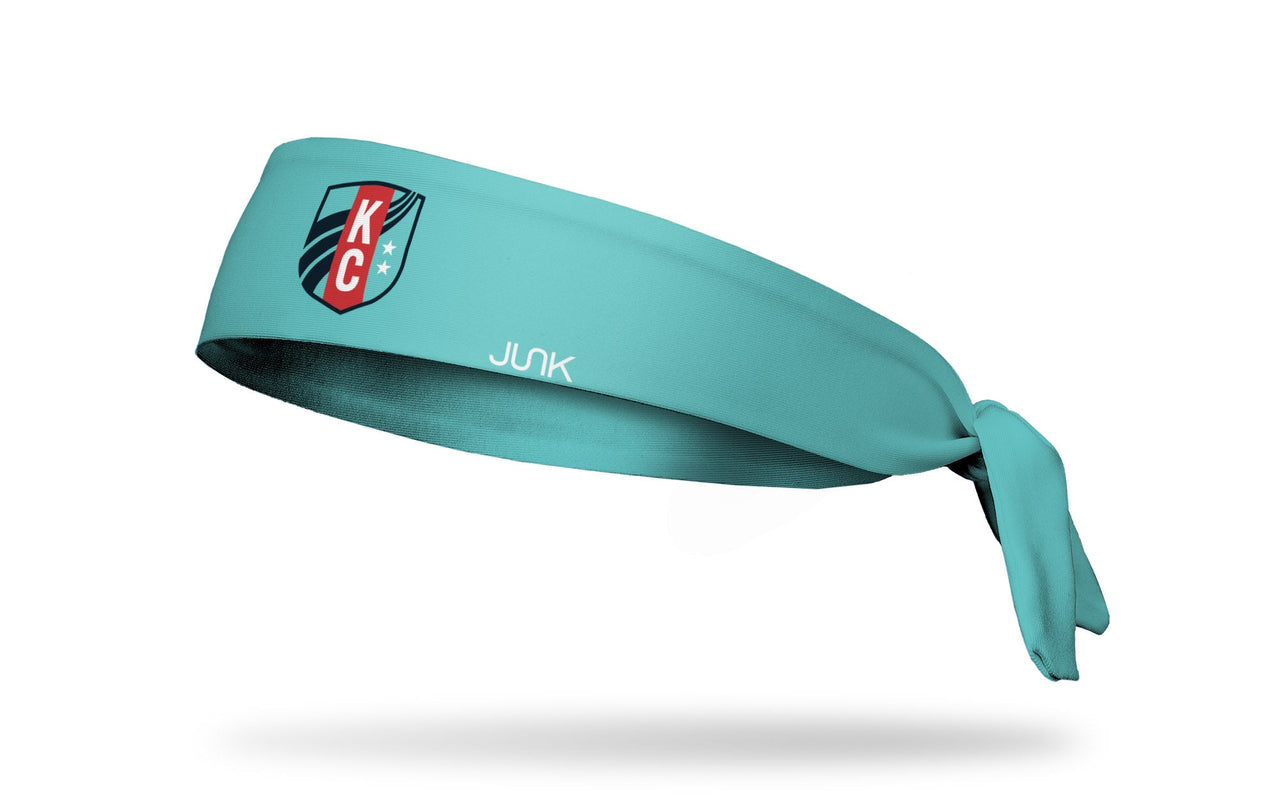 Kansas City Current: Logo Blue Flex Tie Headband