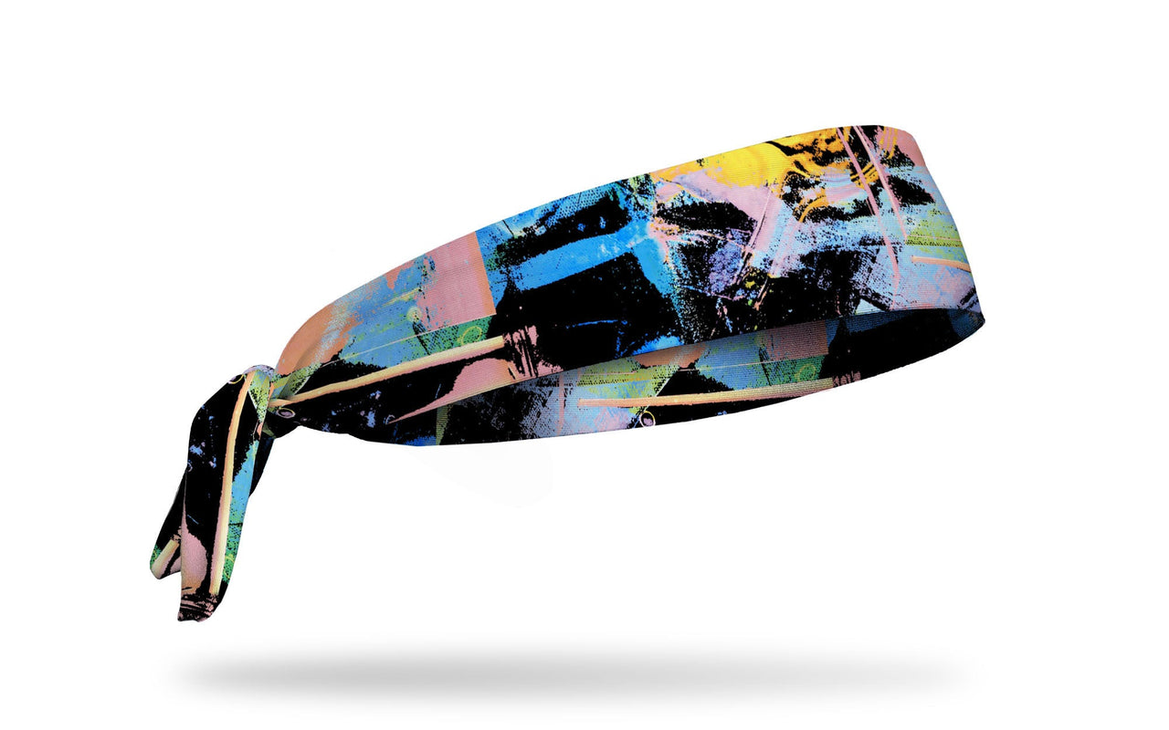 Pastel Paintstrokes Flex Tie Headband