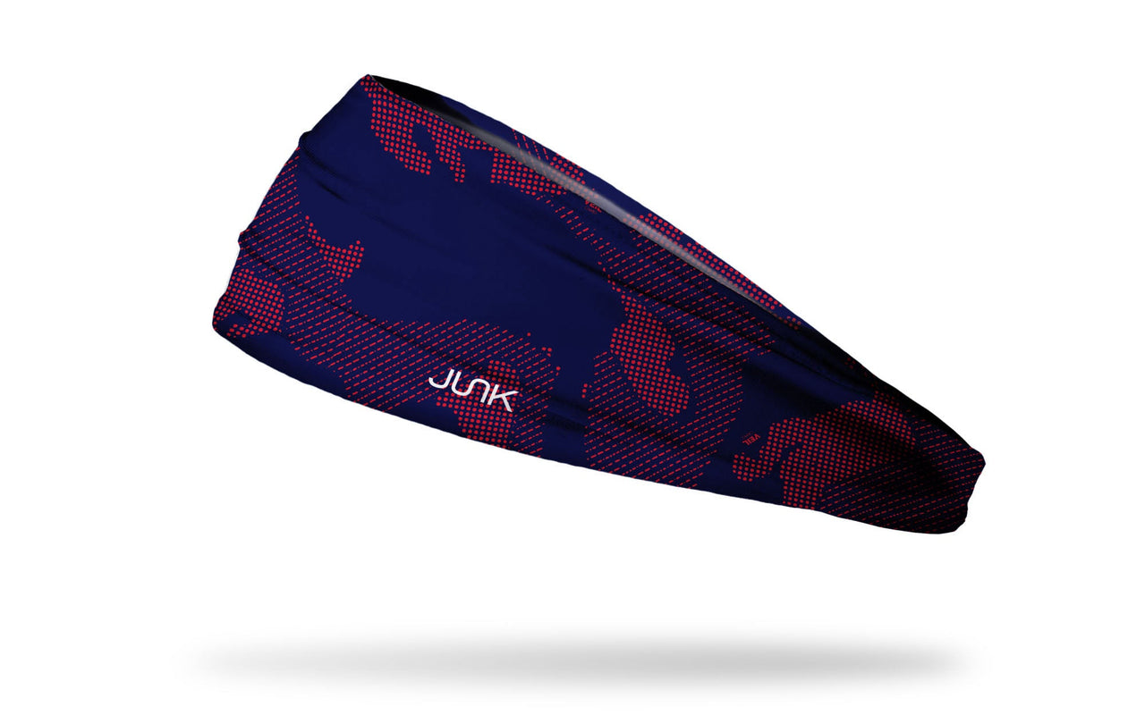 Veil: NanoWeave Royal Red Big Bang Lite Headband