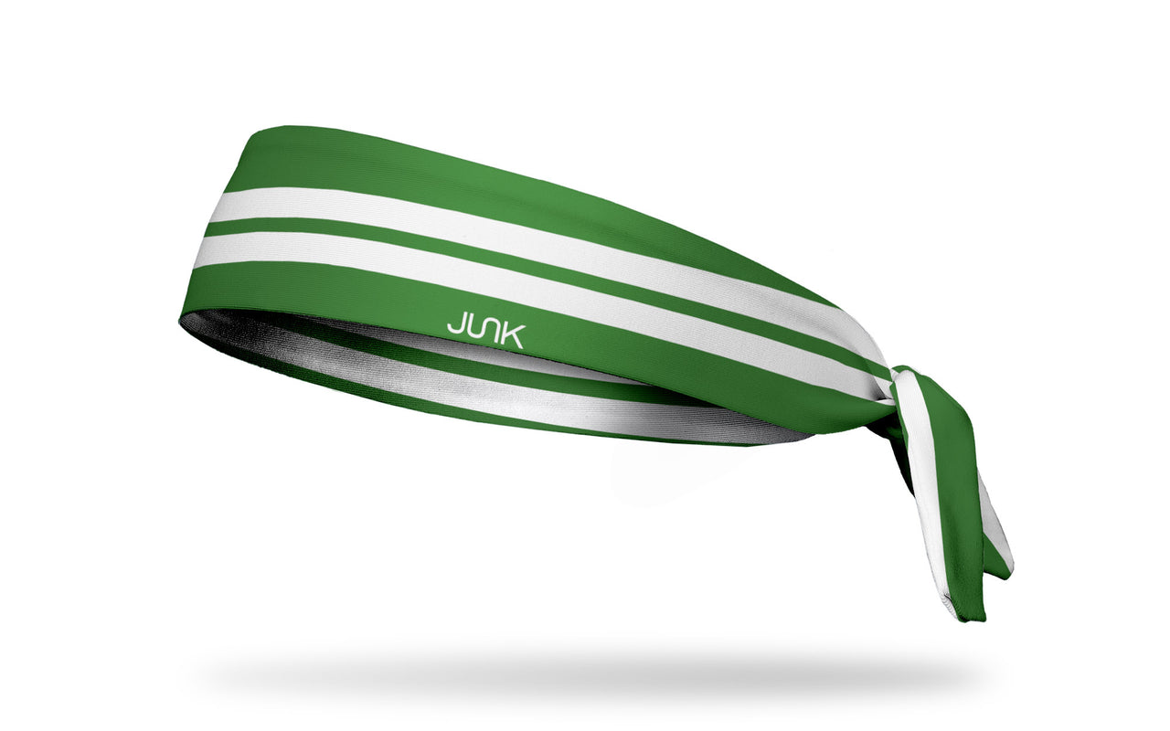 Varsity Stripe (Green) Tie Headband