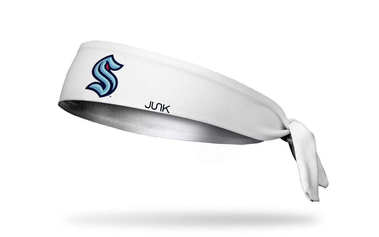 Seattle Kraken: Logo White Flex Tie Headband
