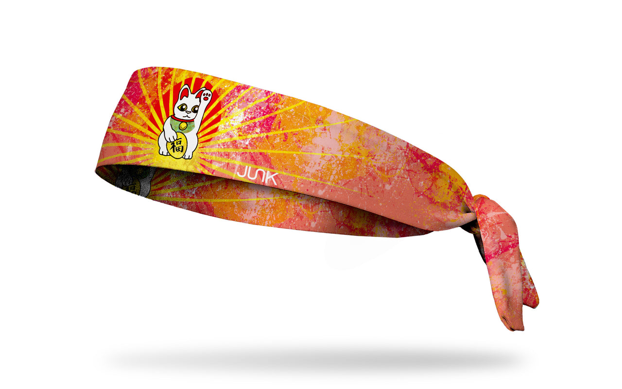 Maneki Neko Tie Headband