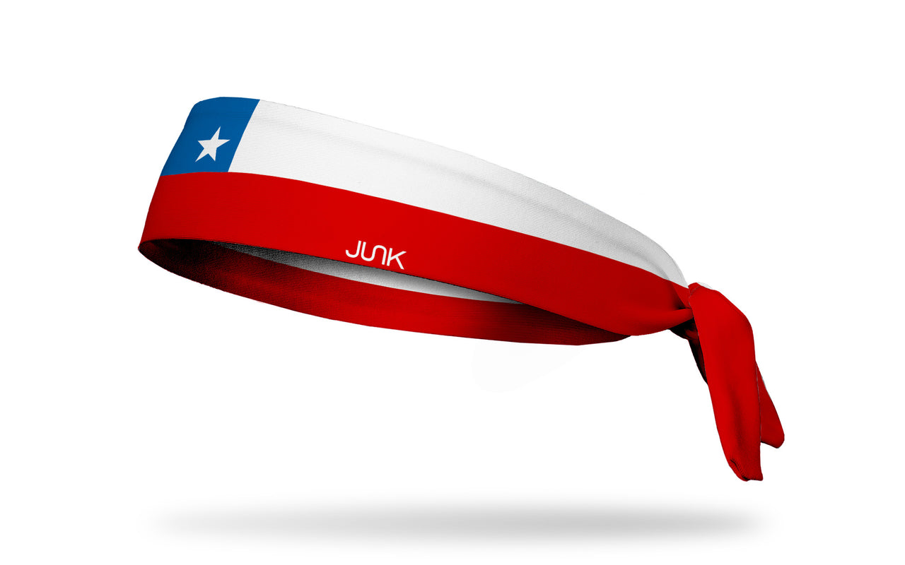 Chile Flag Tie Headband