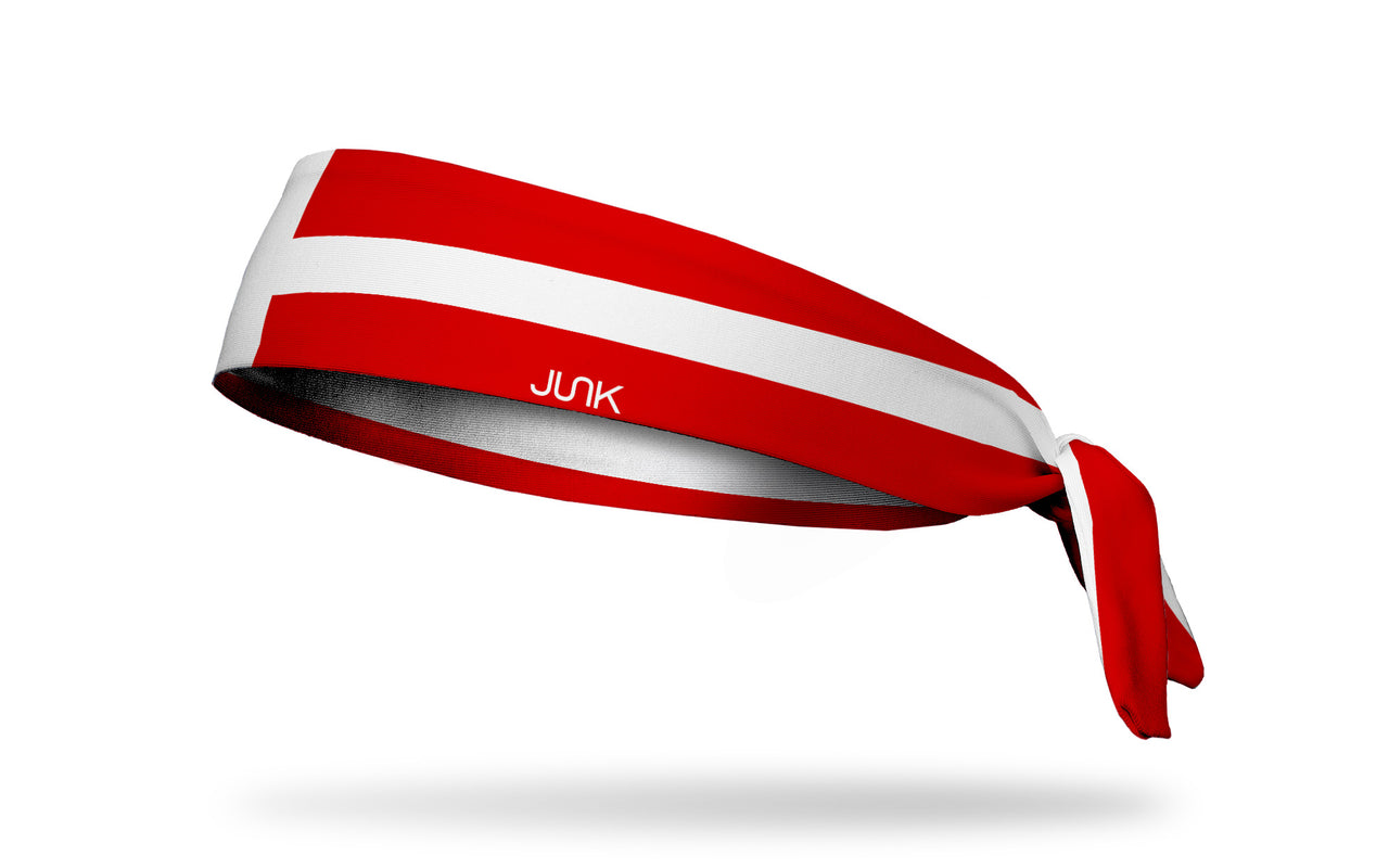 Denmark Flag Tie Headband