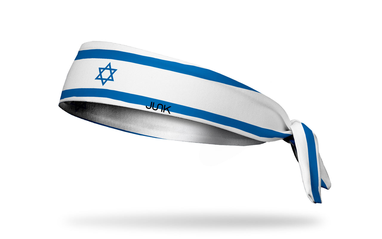 Israel Flag Tie Headband