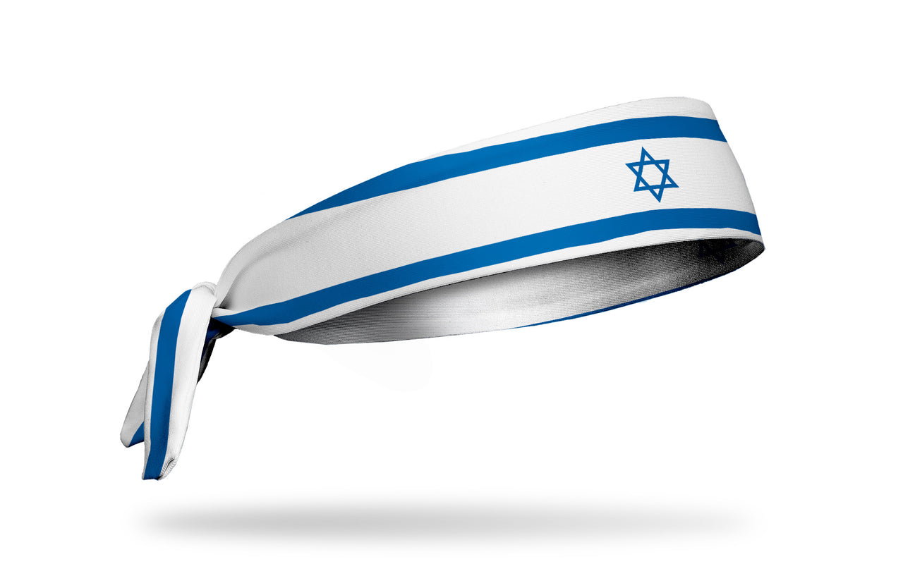 Israel Flag Tie Headband