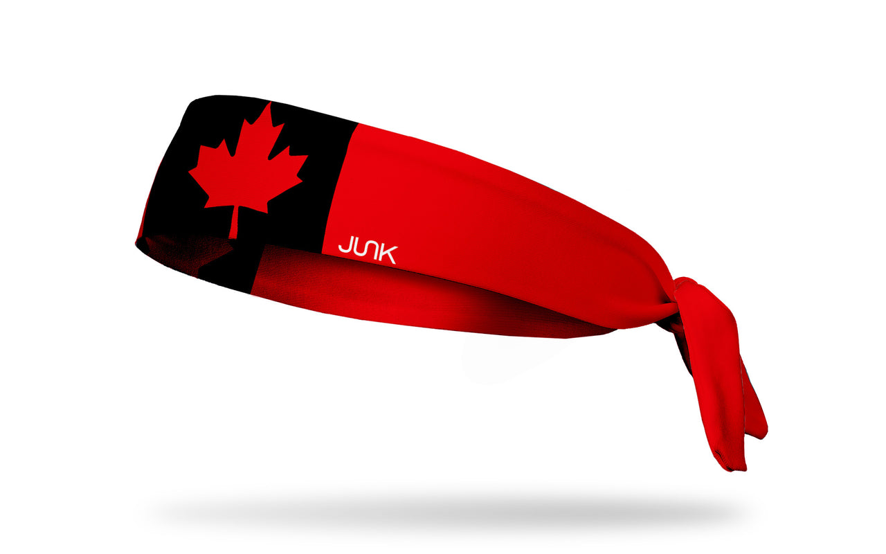 Canadian Blackout Tie Headband