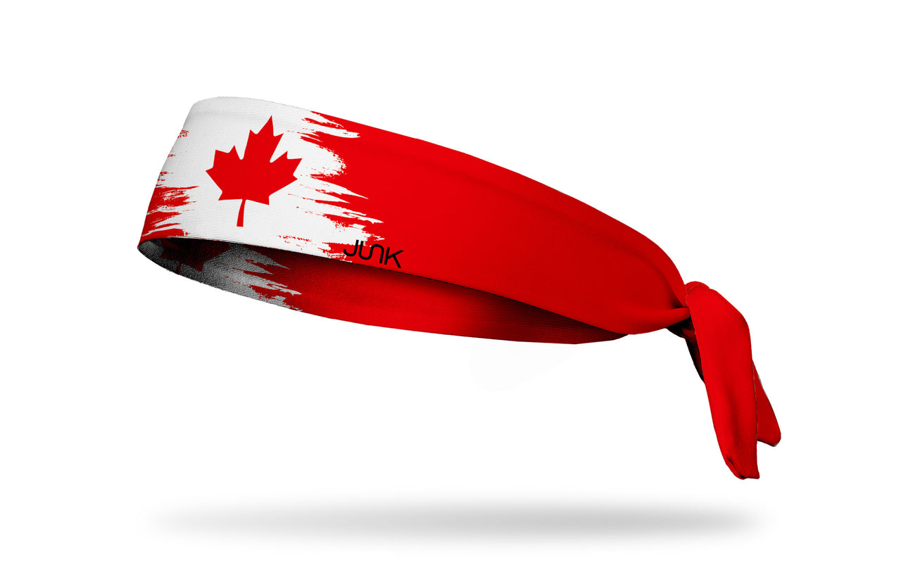 Canadian Streak Tie Headband