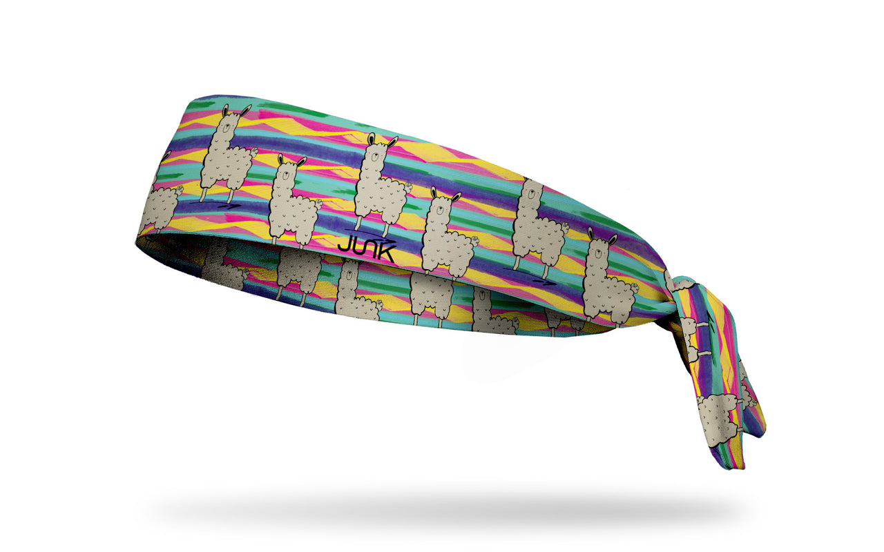 Llama Party Tie Headband