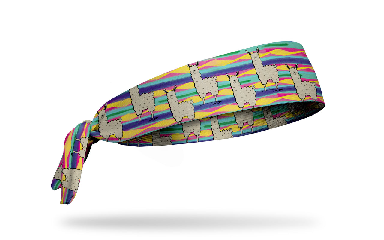 Llama Party Tie Headband