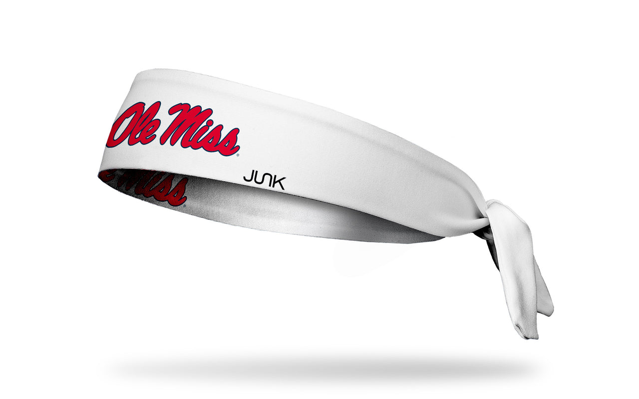 University of Mississippi: Ole Miss White Tie Headband