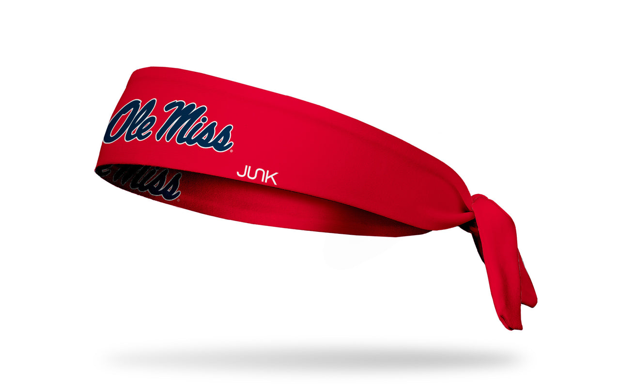 University of Mississippi: Ole Miss Red Flex Tie Headband