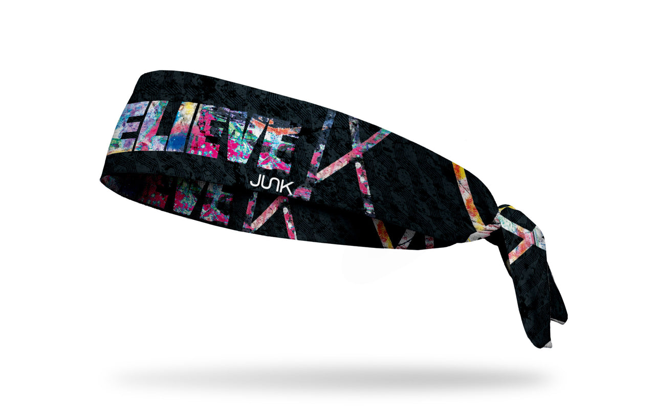 Believe Tie Headband
