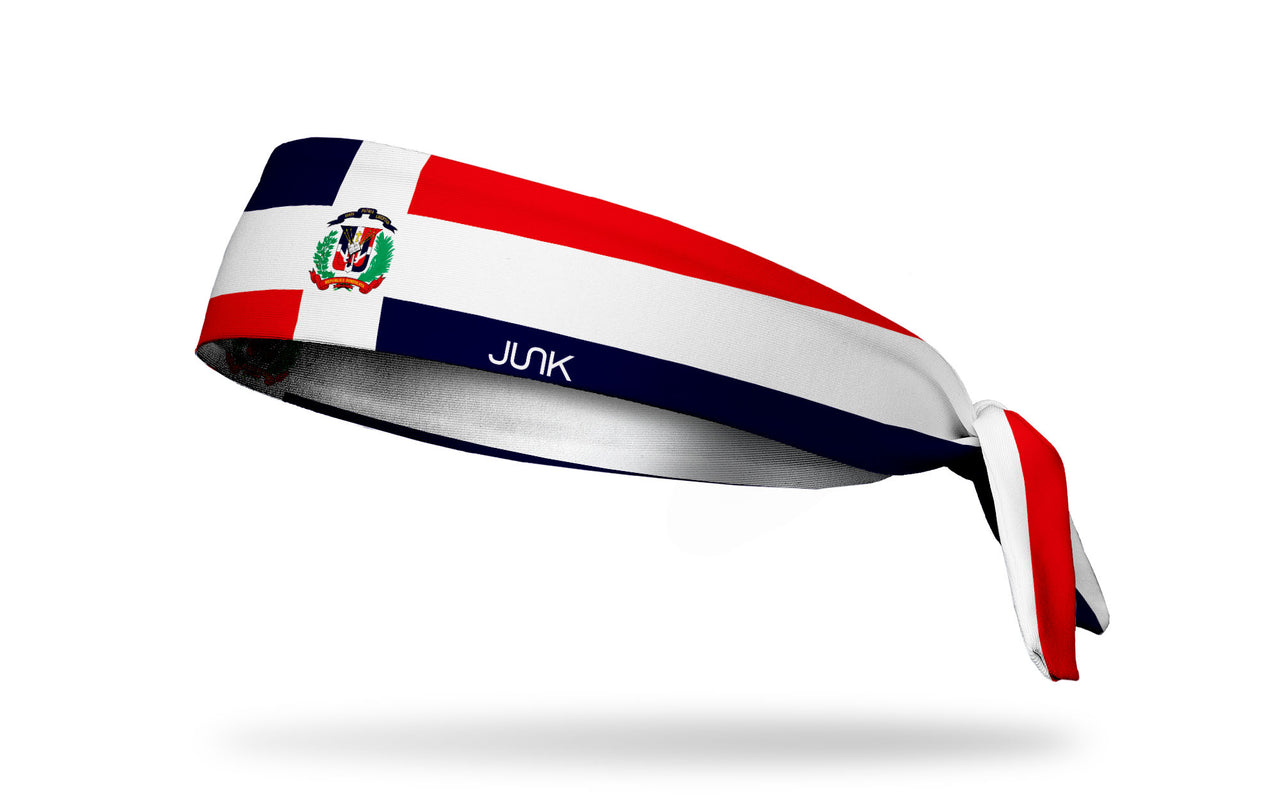 Dominican Republic Flag Flex Tie Headband