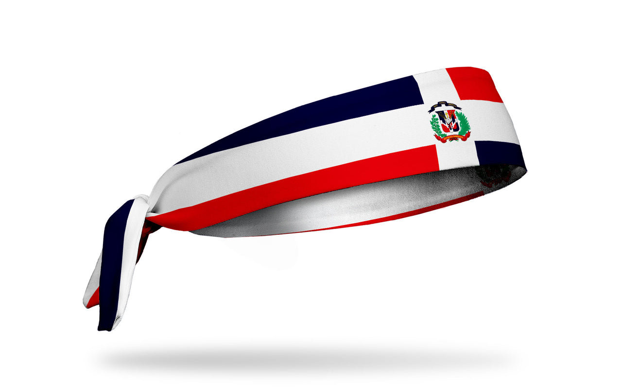 Dominican Republic Flag Flex Tie Headband