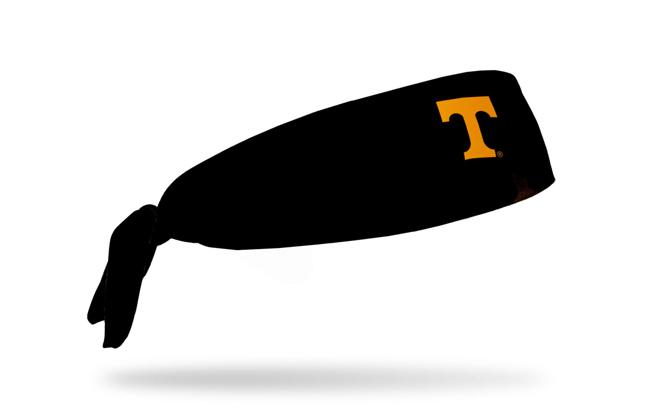 University of Tennessee: Logo Black Flex Tie Headband