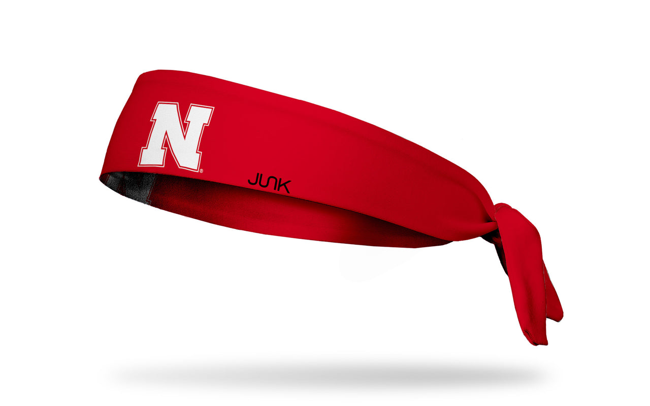 University of Nebraska: Logo Red Tie Headband
