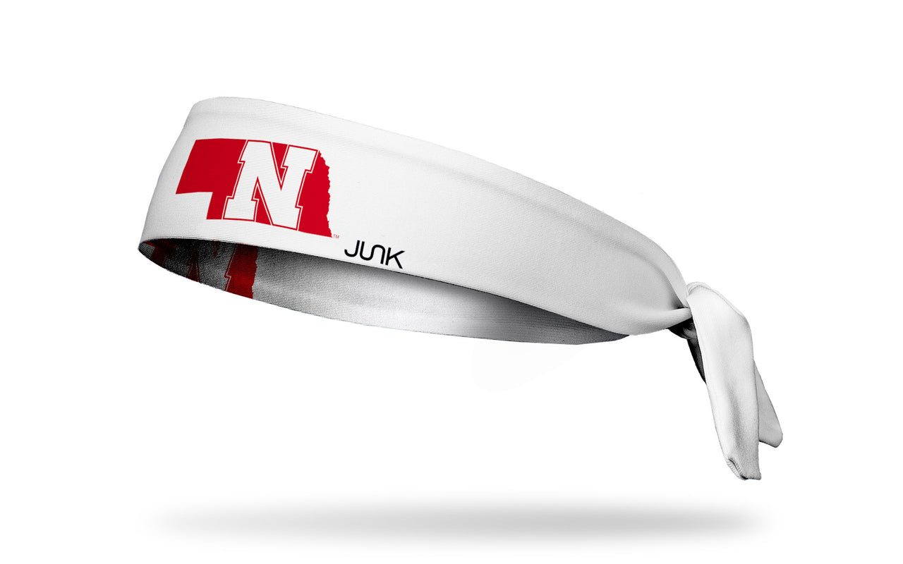 University of Nebraska: State White Tie Headband