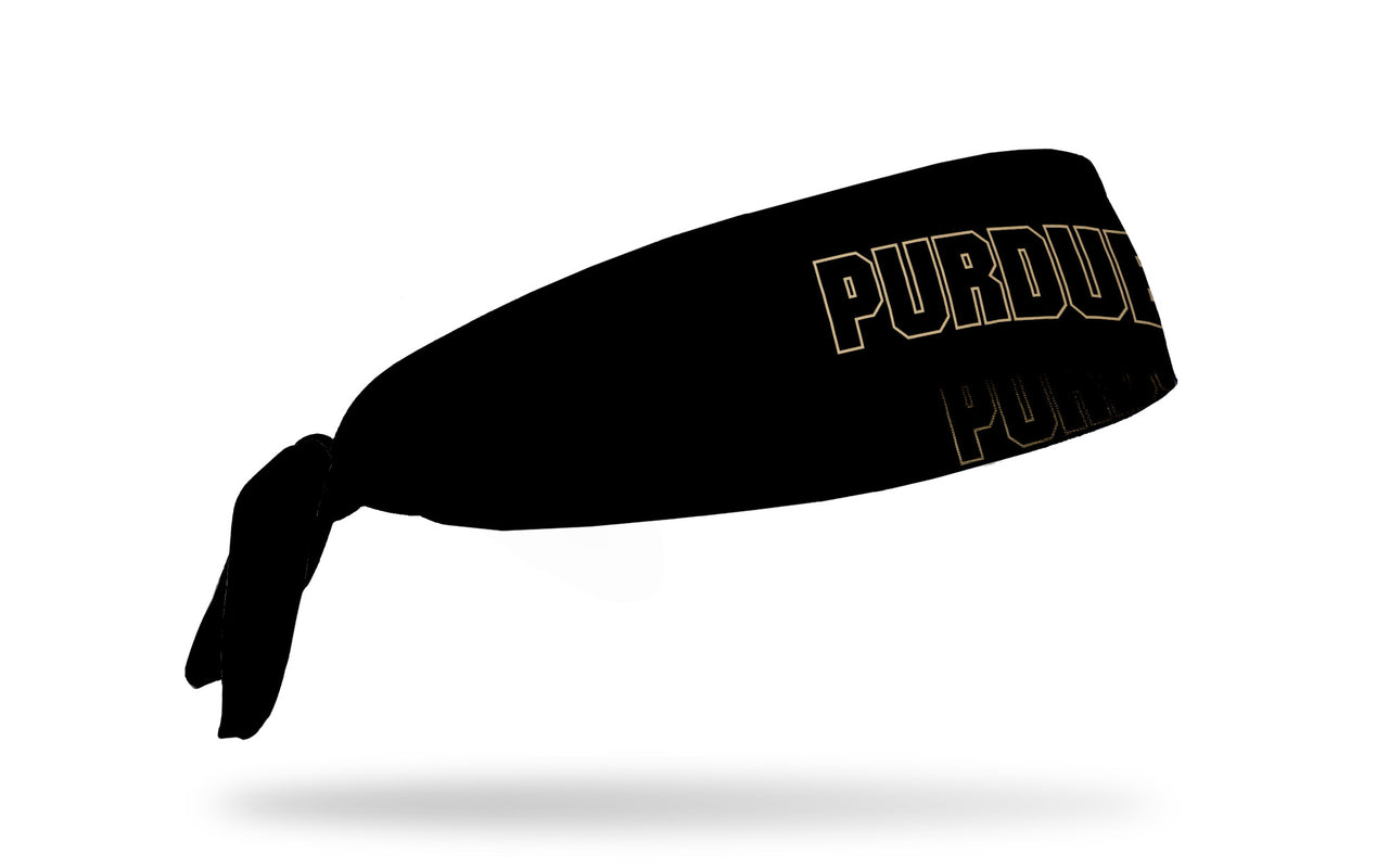 Purdue University: Wordmark Black Tie Headband