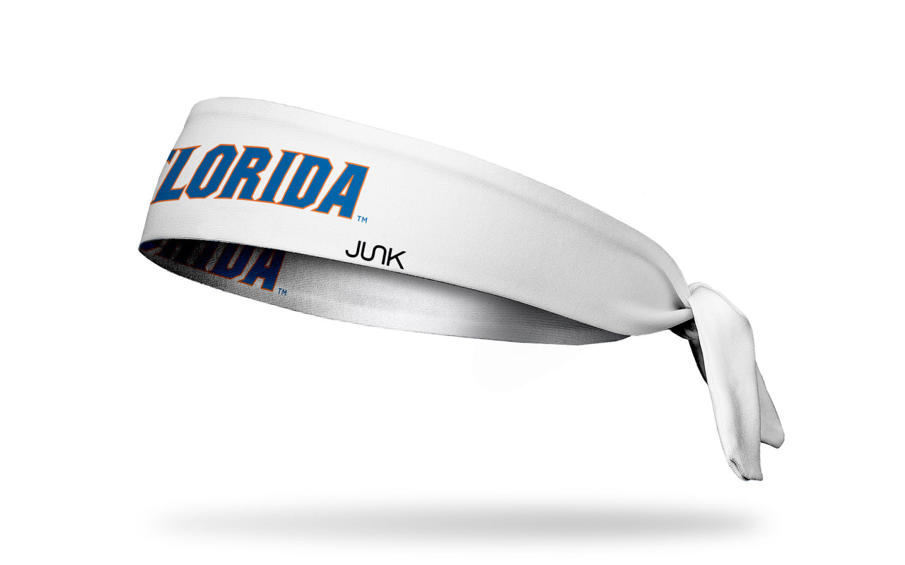 University of Florida: Wordmark White Flex Tie Headband