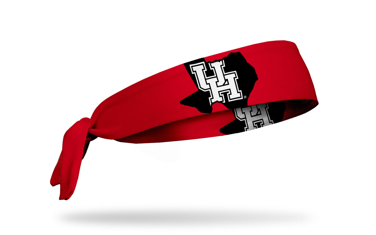 University of Houston: State Logo Red Flex Tie Headband