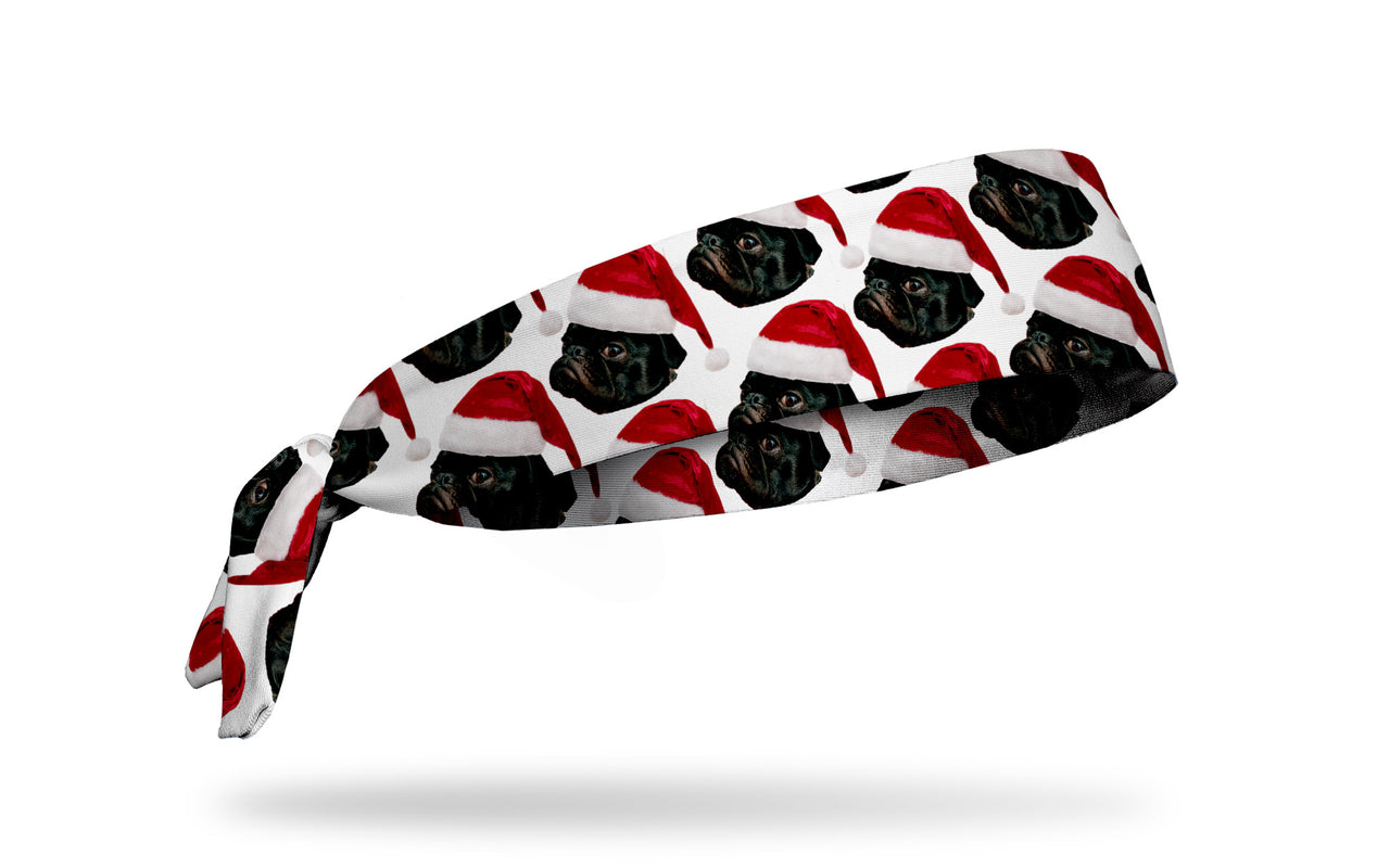 Bah Hum-Pug Tie Headband