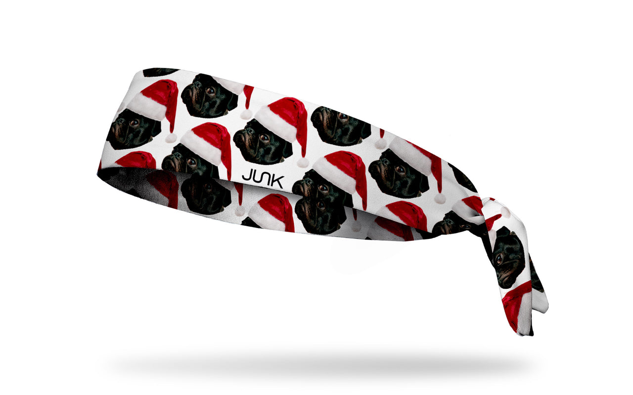 Bah Hum-Pug Tie Headband