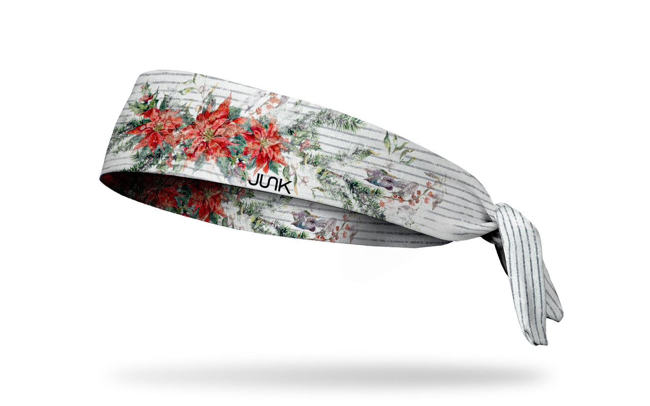 Festive Holiday Tie Headband