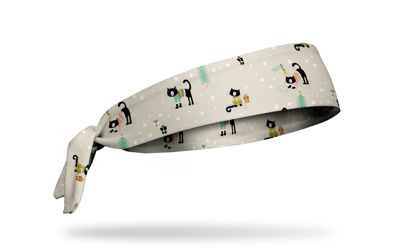 Purrfect Christmas Tie Headband