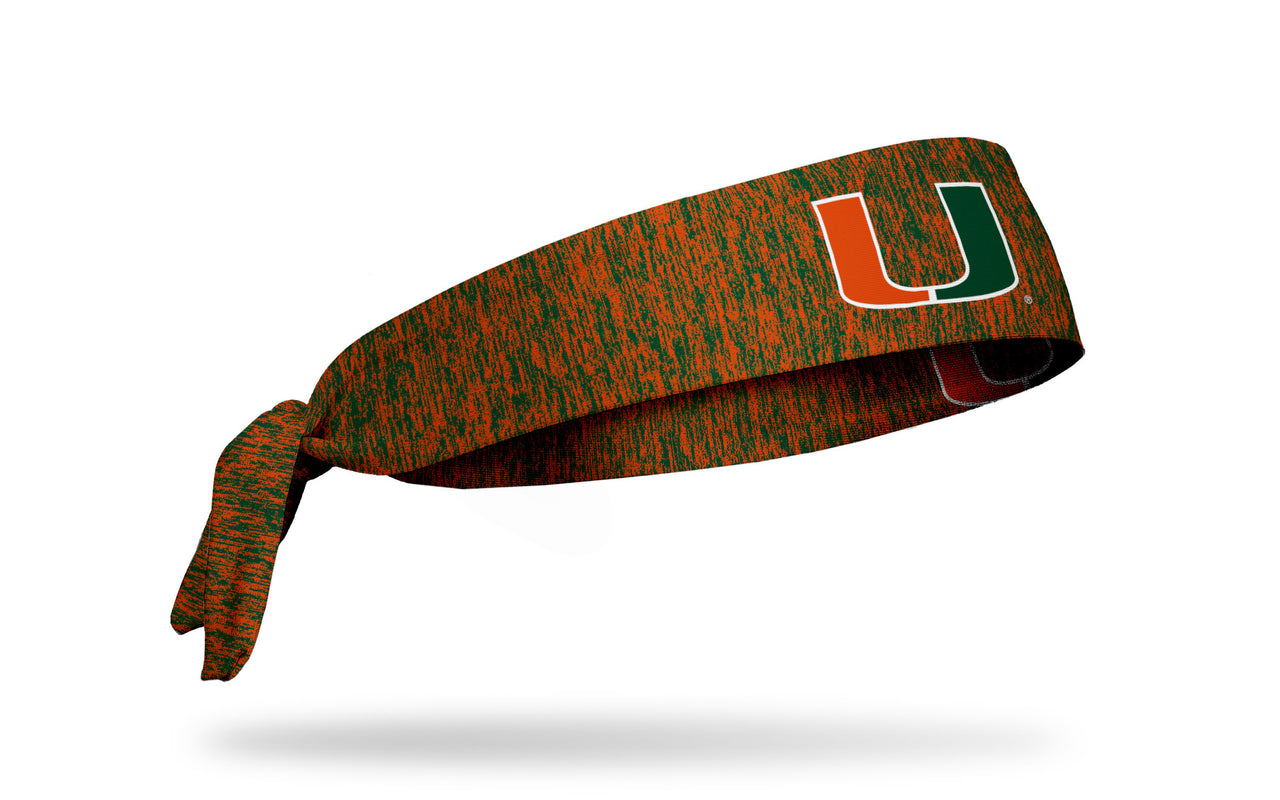 University of Miami: Logo Heathered Tie Headband