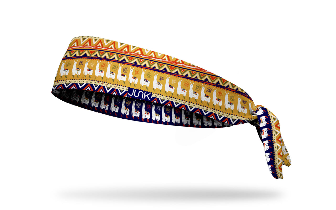 Llama Lineup Tie Headband