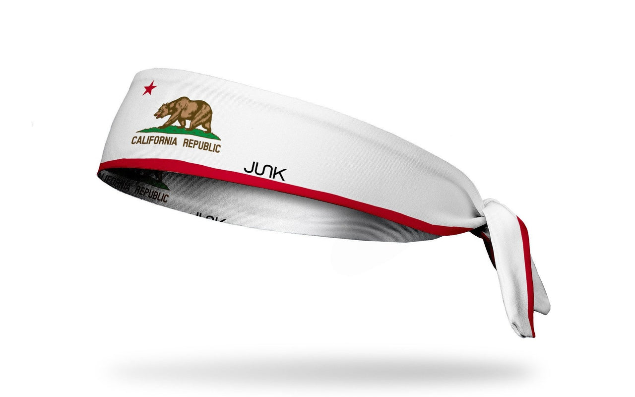 California Flag Tie Headband