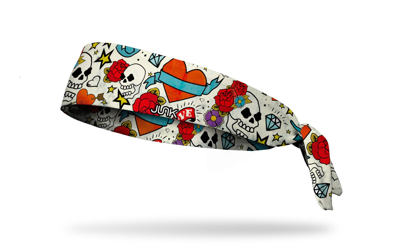 Wreckless Hearts Flex Tie Headband