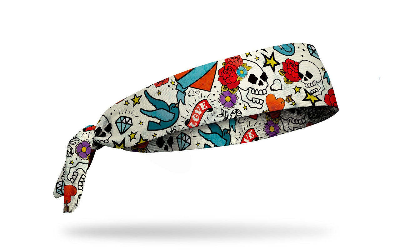 Wreckless Hearts Flex Tie Headband