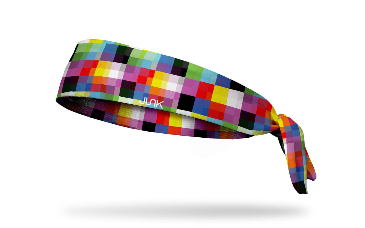 Pixel Pop Tie Headband