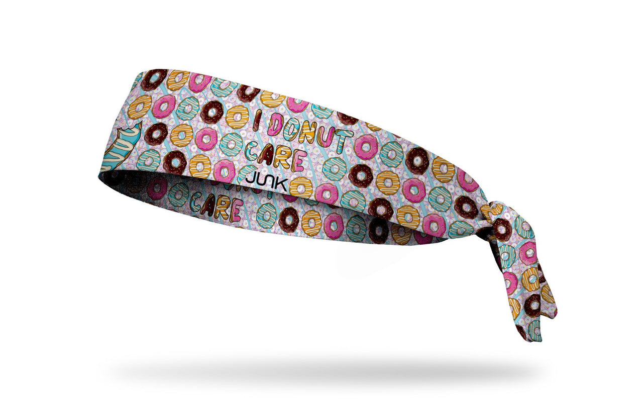I Donut Care Tie Headband