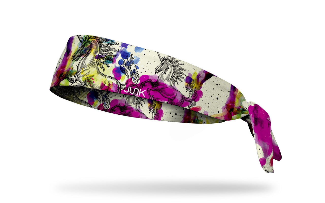 Rainbow Champion Tie Headband