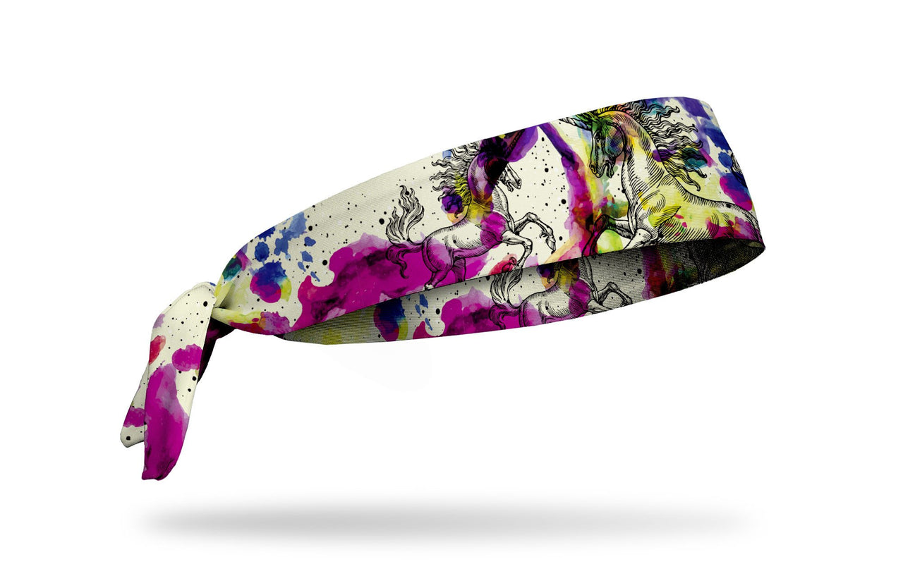 Rainbow Champion Tie Headband