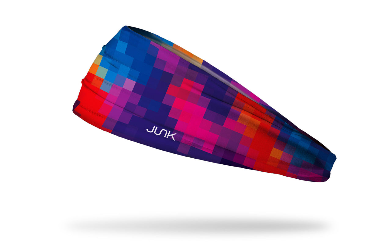 8 Bit Rainbow Headband