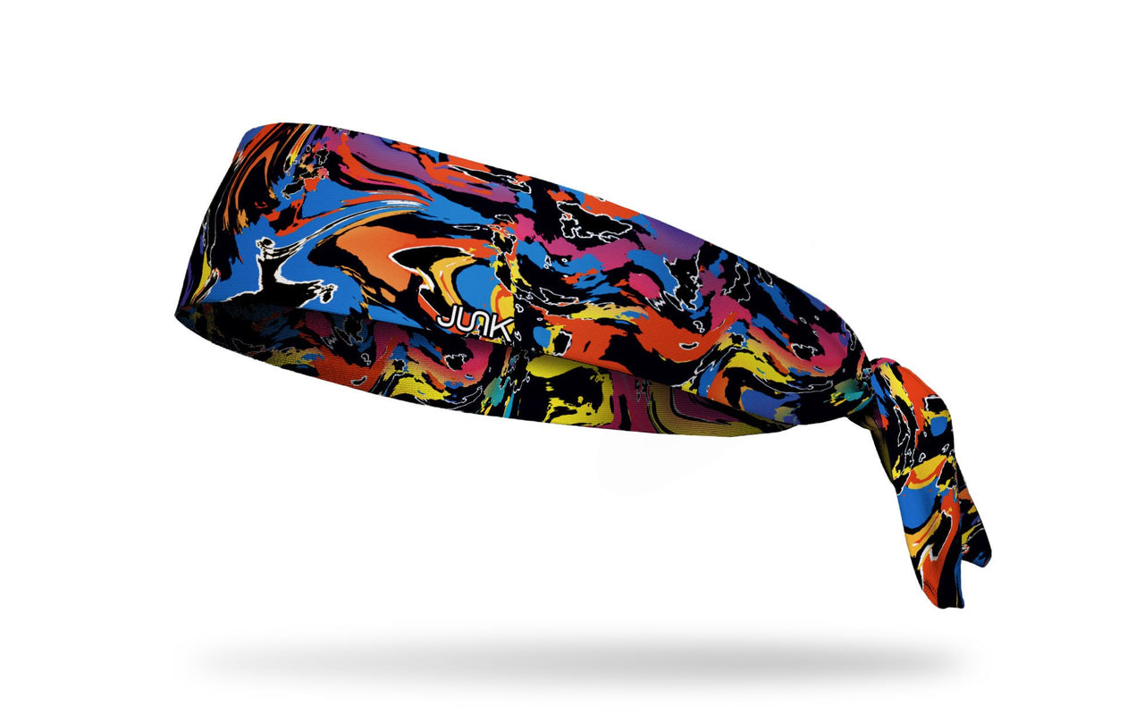 Abstract Movement Tie Headband