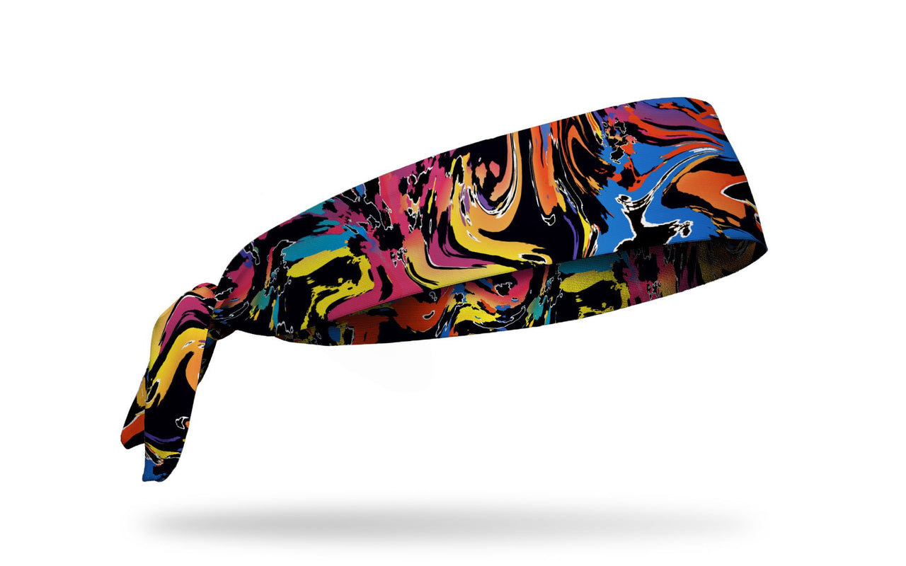 Abstract Movement Tie Headband
