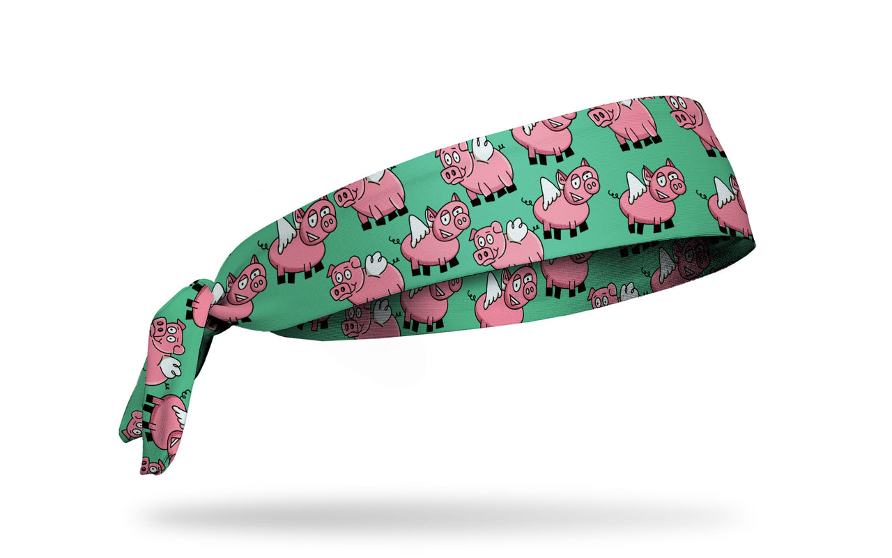 Aerial Oinkers Tie Headband